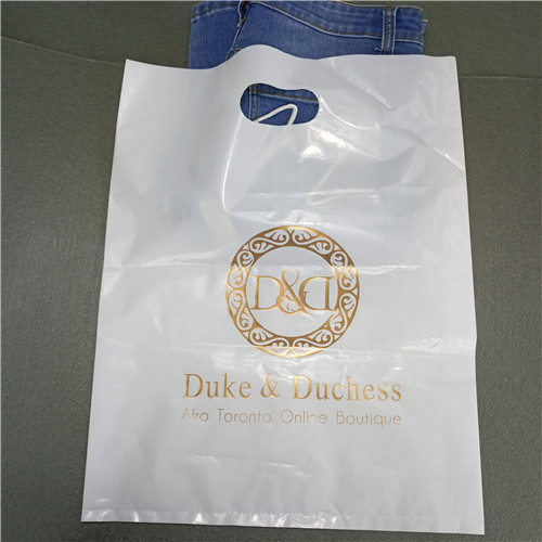 custom printed plastic take out bags